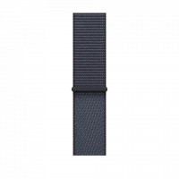 Sport Loop ‑ranneke on pehmeä, hengittävä ja kevyt. Siinä on helposti ja nopeasti säädettävä tarranauhakiinnitys. Apple Watch 46 mm ankkurinsininen Sport Loop ranneke