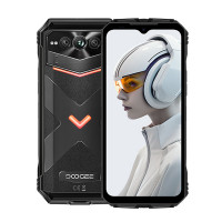 Doogee V Max Plus er en robust 5G-telefon med et stort 22000mAh-batteri, 200MP AI-kamera og intelligente lyseffekter. Perfekt til krævende eventyr og arbejde.