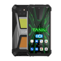 Unihertz Tank 3S er en robust smartphone med 15600 mAh batteri, praktisk campinglys, 64 MP nattesynskamera og indbygget projektor. Perfekt til barske miljøer.