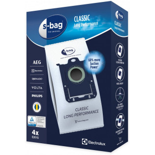 Electrolux Classic Long Performance E201S S-Bag -pölypussi 4 kpl