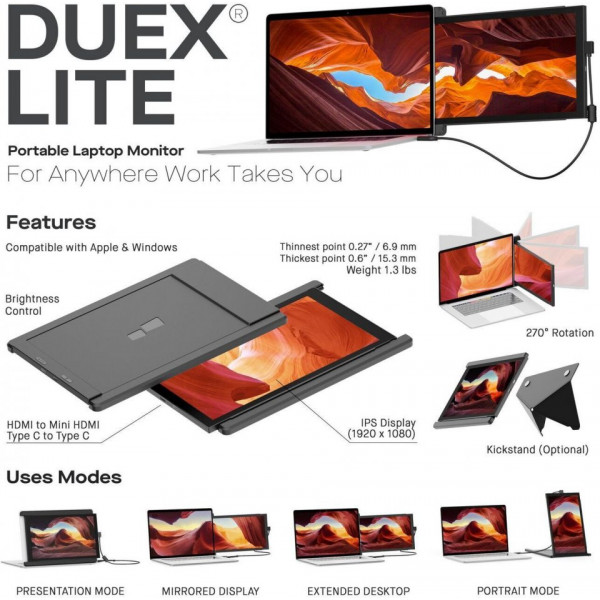 Mobile Pixels Duex Lite outlet PORTABLE MONITOR