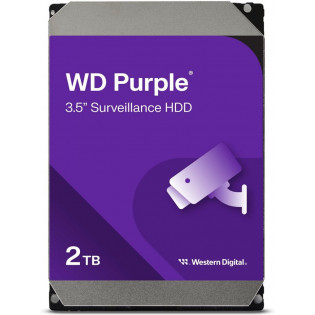 WD Purple Surveillance 2 TB SATA 3,5" hårddisk