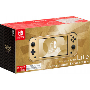 Nintendo Switch Lite – Hyrule Edition-spelkonsol, specialfärg