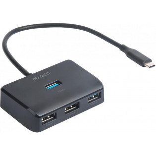 Deltaco HUB203 -USB-C-hubb