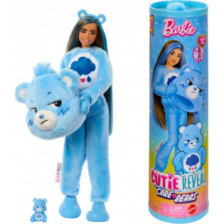 Barbie Cutie Reveal Care Bears docka, blå